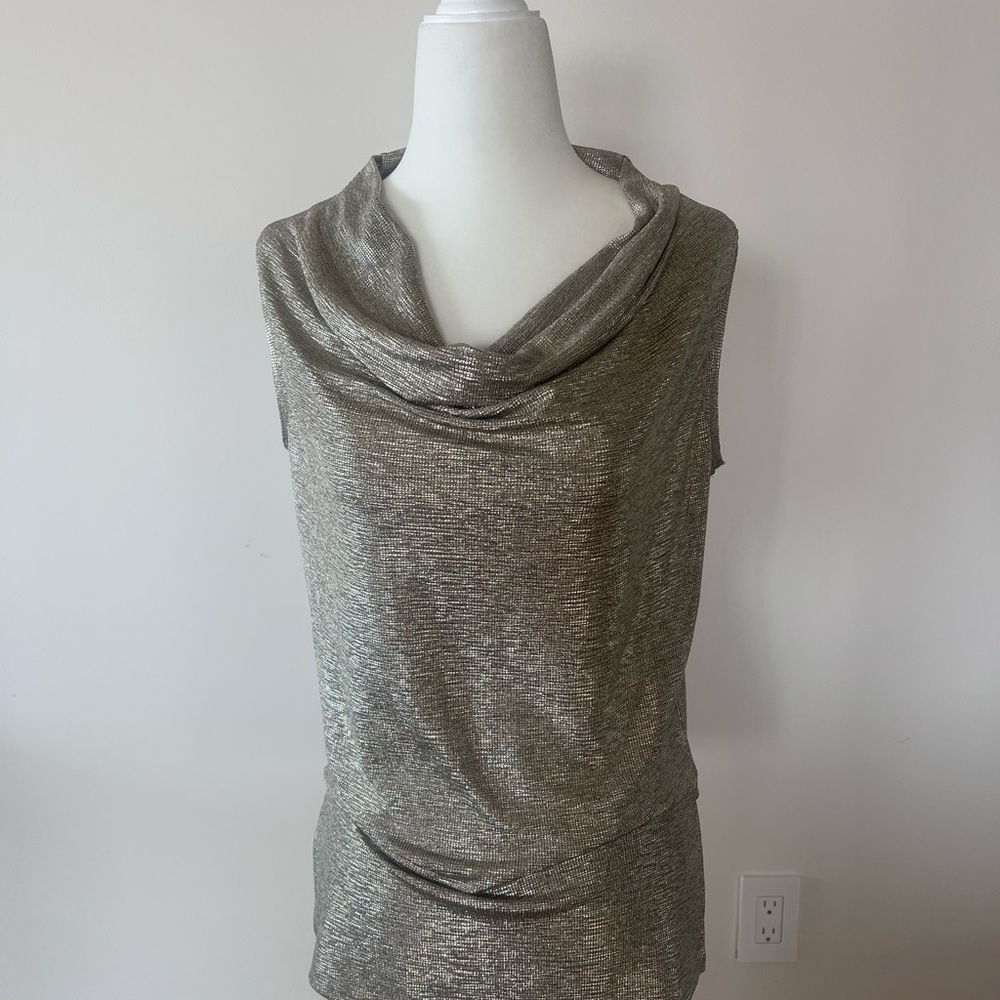 Brochu Walker Sleeveless Cowl Neck Top XS